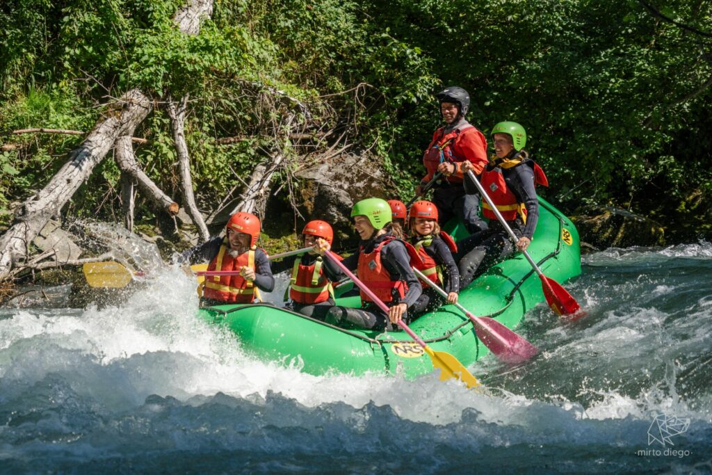 Rafting en famille sur l'Isère