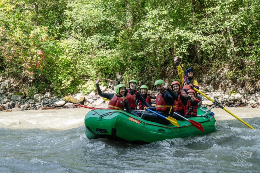 Rafting en famille sur l'Isère